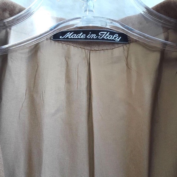 Vintage Giorgio Armani Camel Hair Coat 42R - Picture 4 of 6